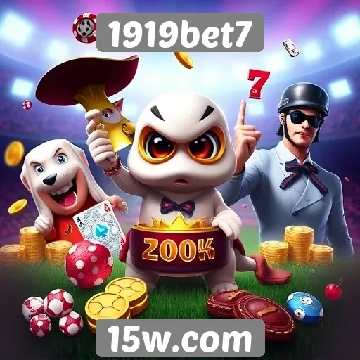 Variedade de jogos disponíveis em 1919bet7